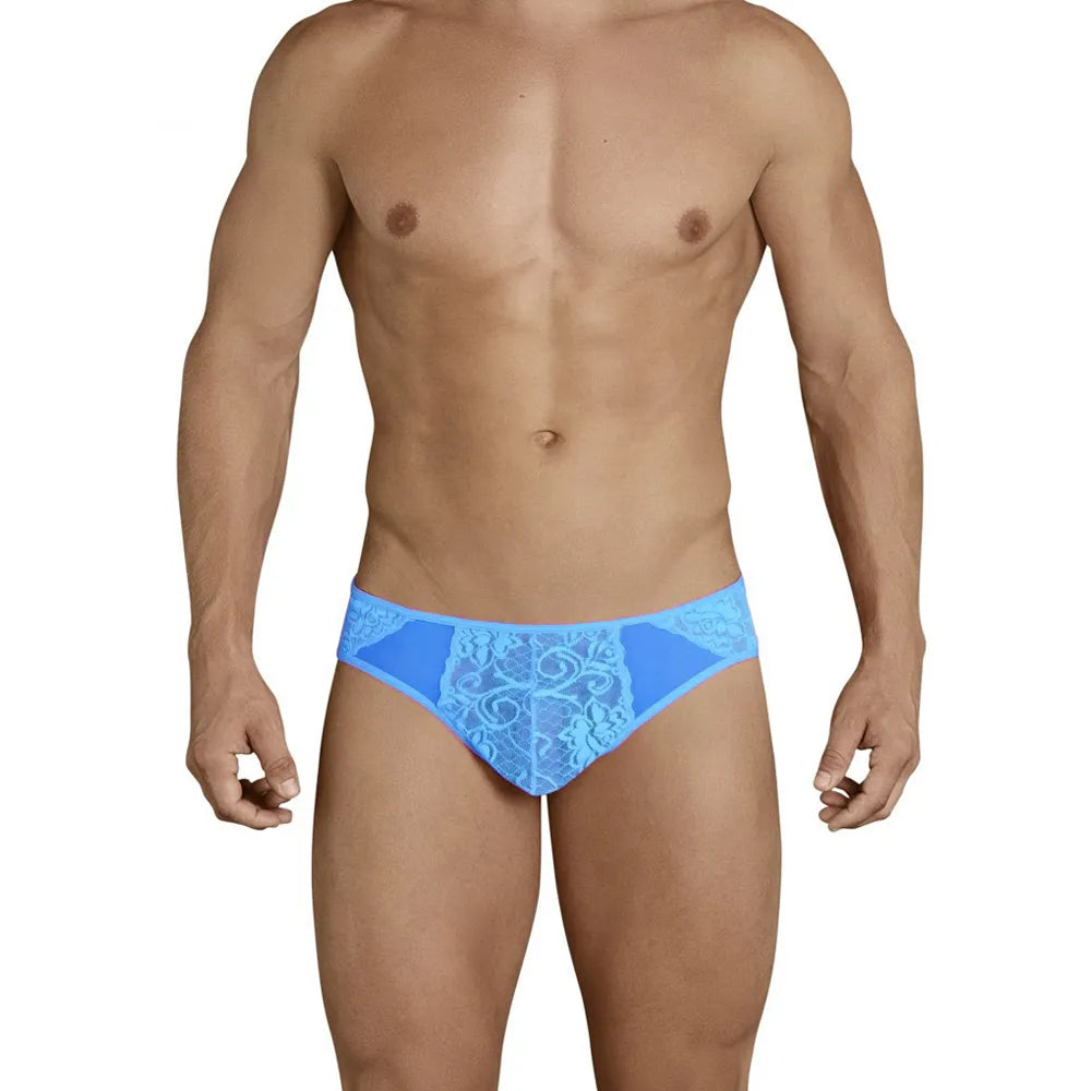 Men’s Lace Bikini Brief – Ultra Low Rise Exotic Men’s Underwear