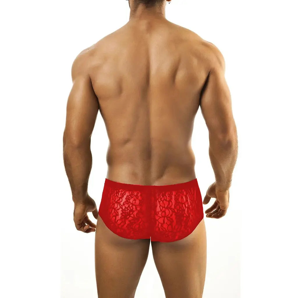 Men’s Sheer Lace Bikini Brief – Ultra Low Rise Exotic Men’s Underwear