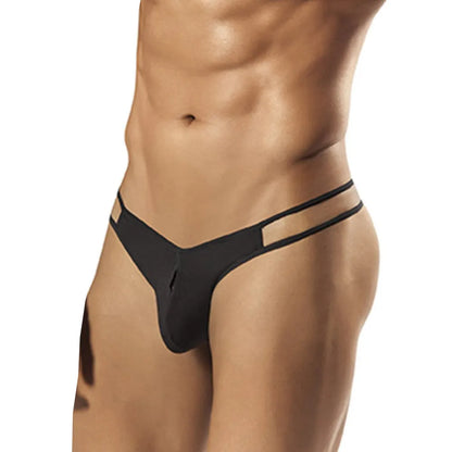 Men’s Double Strap Contour Thong – Sleek Designer Underwear