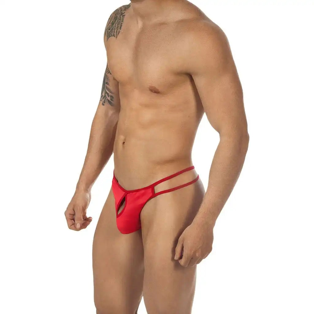 Men’s Double Strap Contour Thong – Sleek Designer Underwear