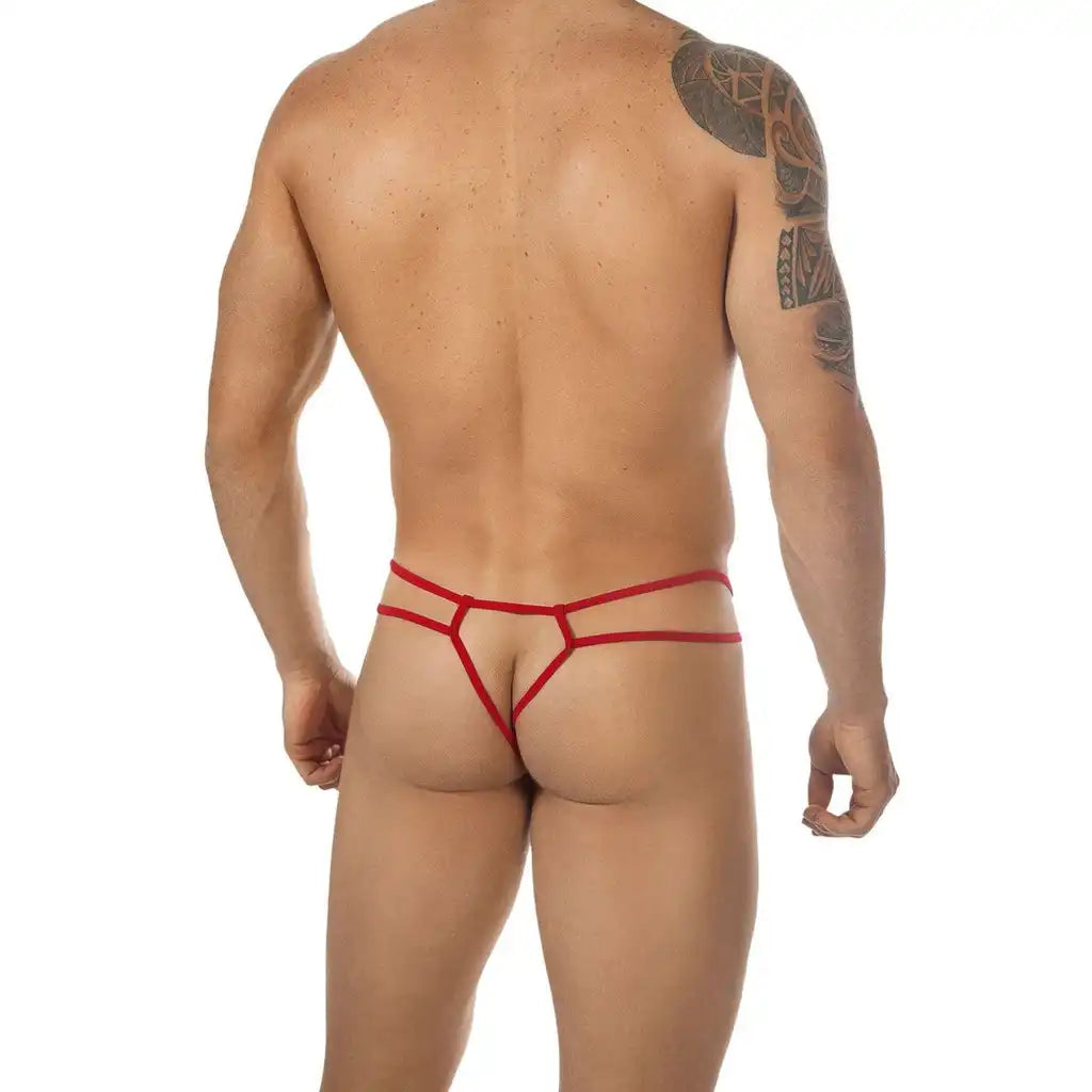 Men’s Double Strap Contour Thong – Sleek Designer Underwear
