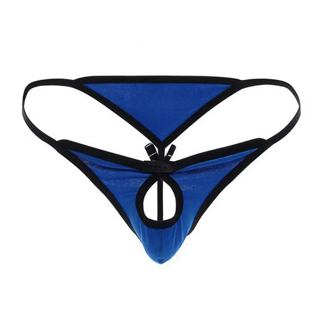 Men’s Open Ring Strap Thong – Bold Cut-Out Designer Underwear