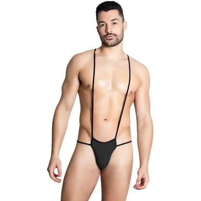 Men’s Minimal Strap Suspender Thong – Sleek Body Harness Lingerie
