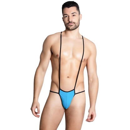 Men’s Minimal Strap Suspender Thong – Sleek Body Harness Lingerie