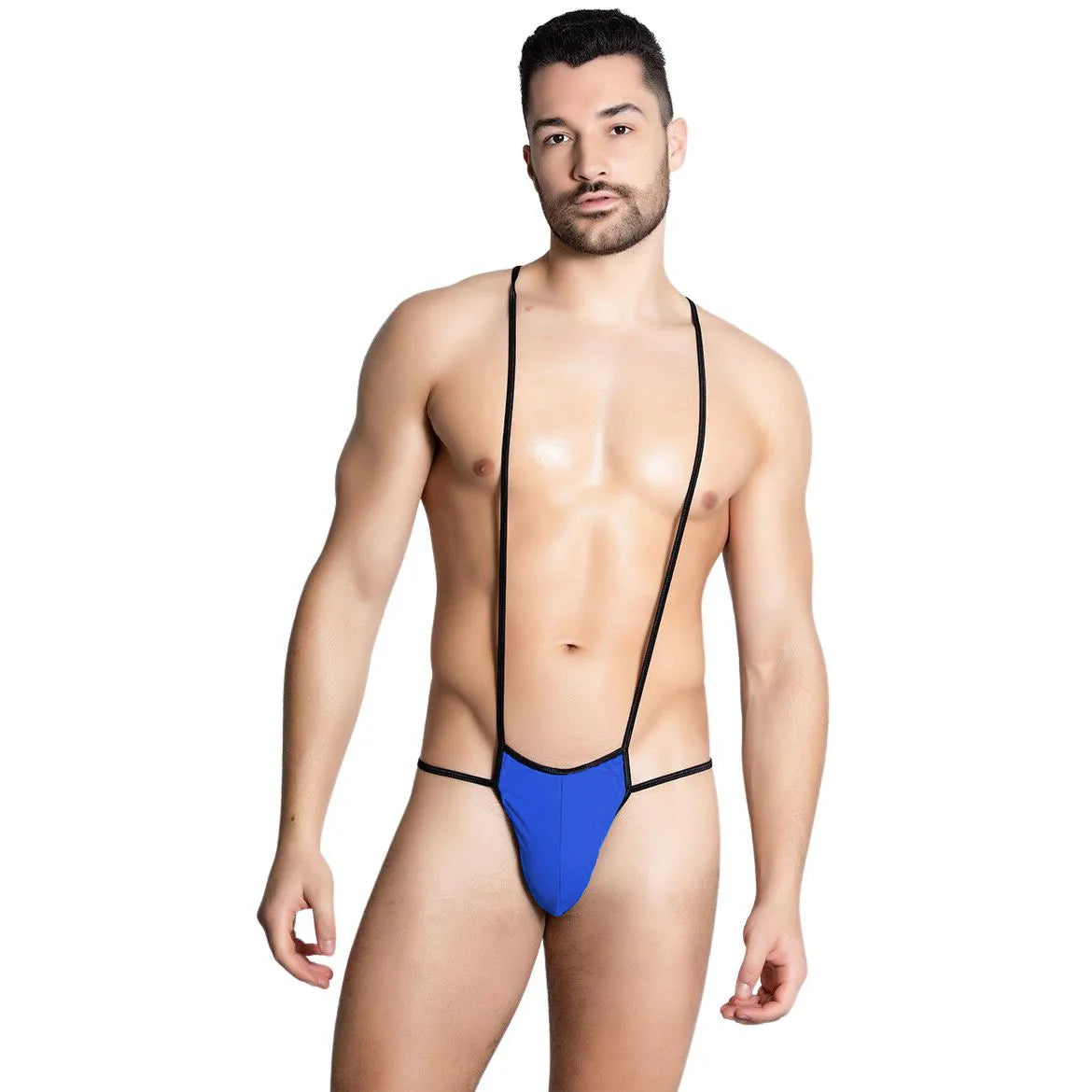 Men’s Minimal Strap Suspender Thong – Sleek Body Harness Lingerie