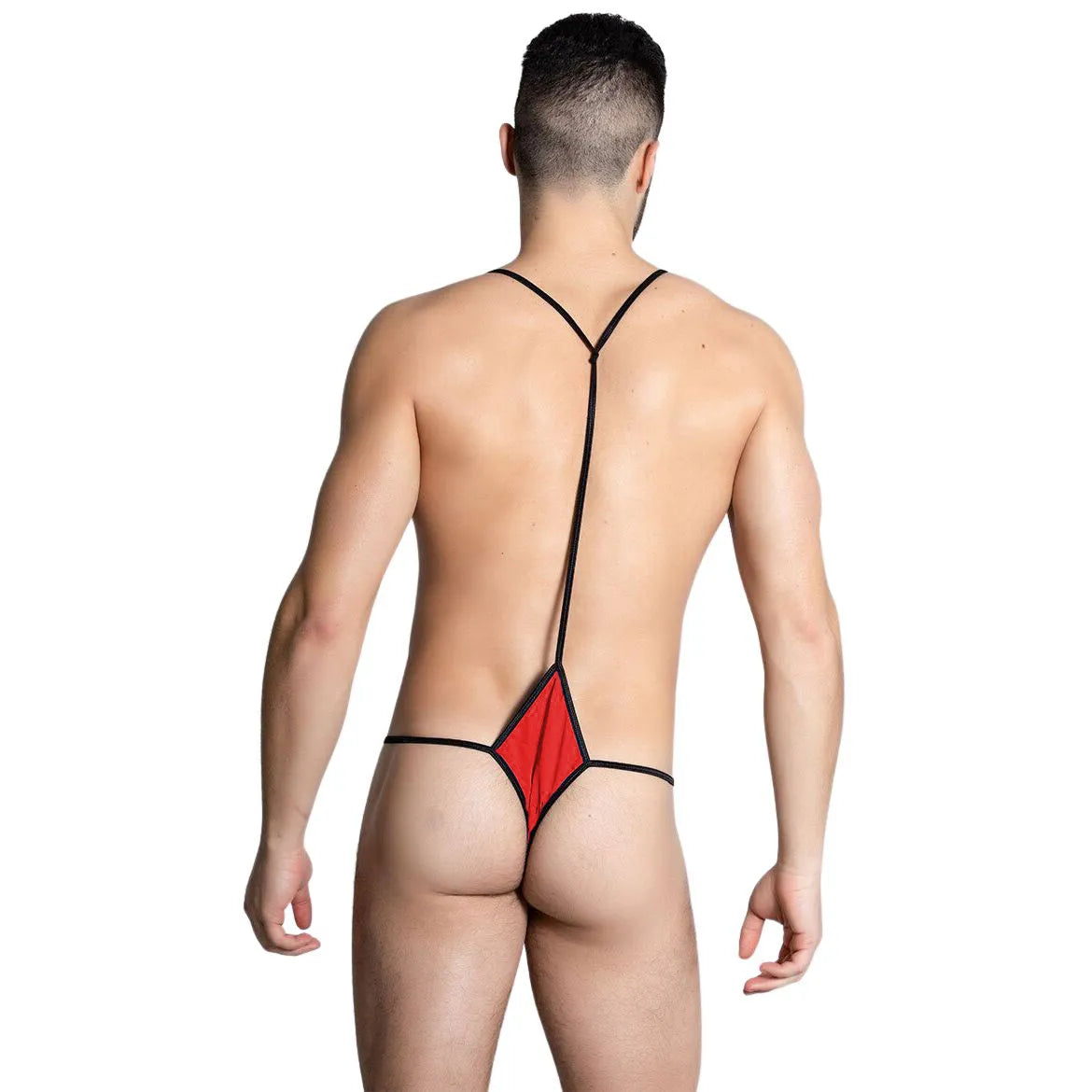 Men’s Minimal Strap Suspender Thong – Sleek Body Harness Lingerie