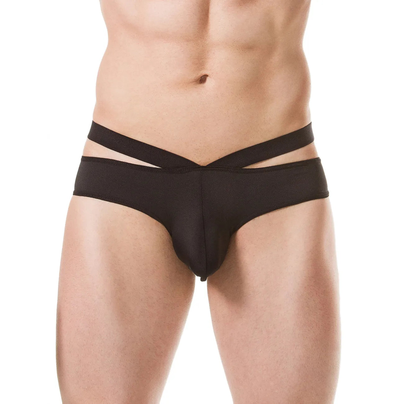 Men’s Cross Strap Low Rise Brief – Modern Designer Comfort Underwear