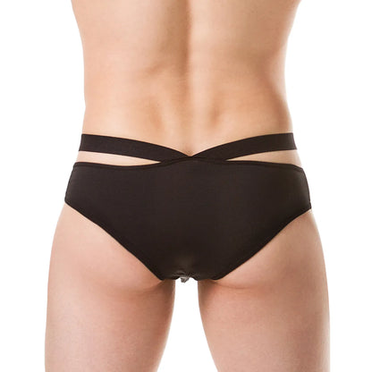 Men’s Cross Strap Low Rise Brief – Modern Designer Comfort Underwear