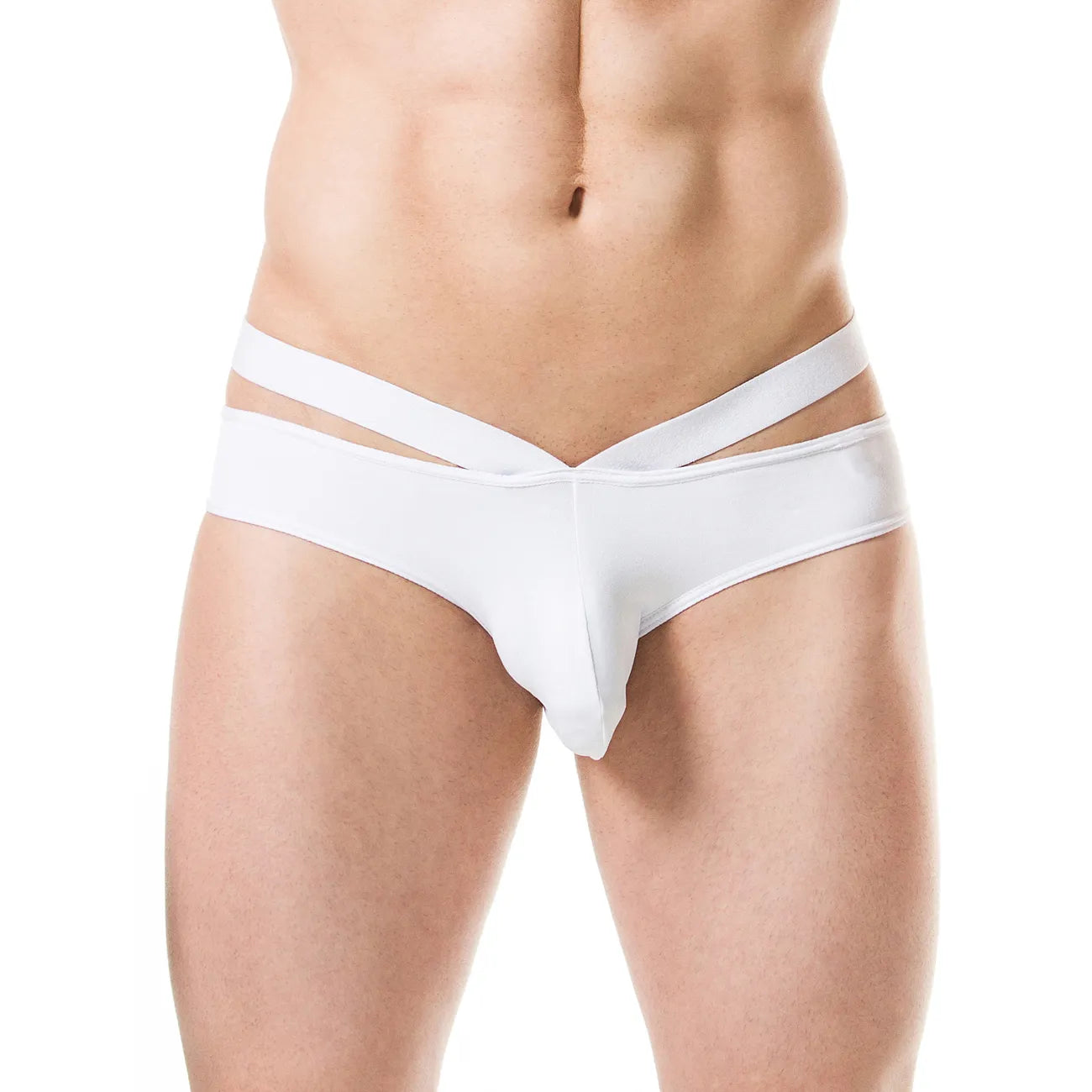 Men’s Cross Strap Low Rise Brief – Modern Designer Comfort Underwear