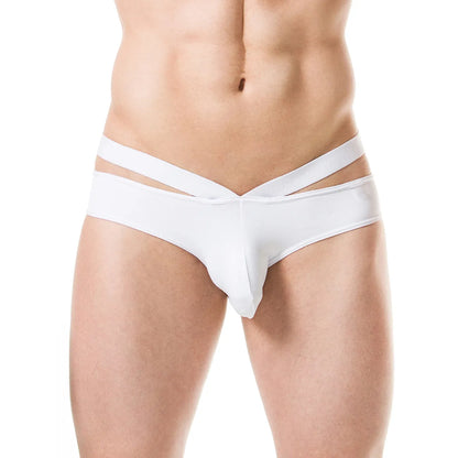 Men’s Cross Strap Low Rise Brief – Modern Designer Comfort Underwear