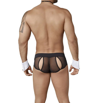 Men’s Tuxedo Mesh Brief Set – Formal Inspired Designer Lingerie