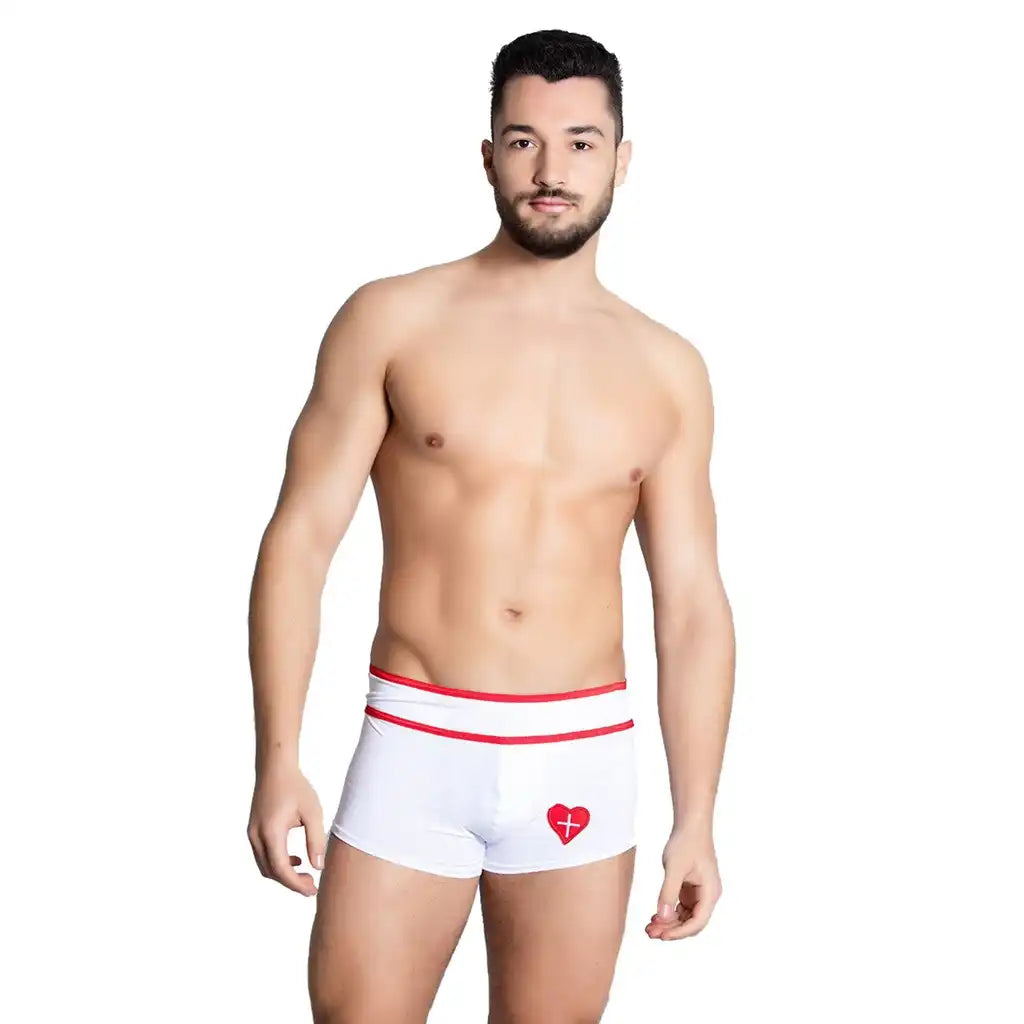 Men’s Nurse Style Boxer Brief – Playful Costume Inspired Underwear