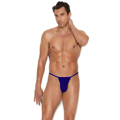 Men’s Ultra Minimal Low Rise Thong – Soft Stretch Exotic Intimate Underwear
