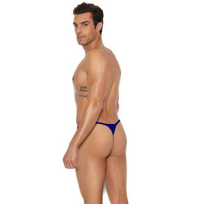 Men’s Ultra Minimal Low Rise Thong – Soft Stretch Exotic Intimate Underwear