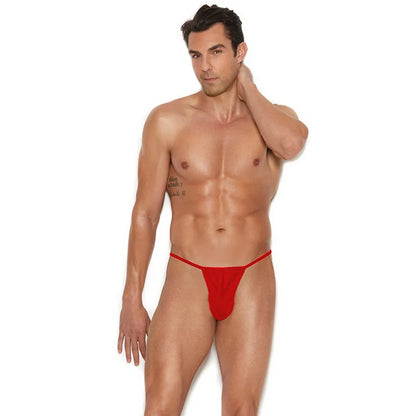 Men’s Ultra Minimal Low Rise Thong – Soft Stretch Exotic Intimate Underwear