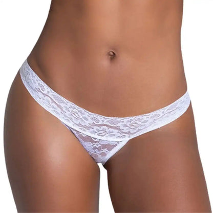 Women’s Sheer Floral Lace Bikini Panty – Elegant Mid-Rise Intimate Bottomwear