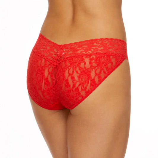Premium Women’s Floral Lace Low-Rise Bikini Panty – Elegant Semi-Sheer Designer Intimate Bottomwear