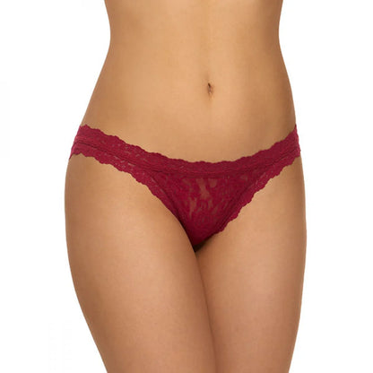 Premium Women’s Floral Lace Bikini Panty – Elegant Low-Rise Sheer Intimate Bottomwear