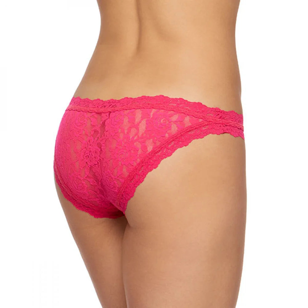 Premium Women’s Floral Lace Bikini Panty – Elegant Low-Rise Soft Stretch Intimate Bottomwear