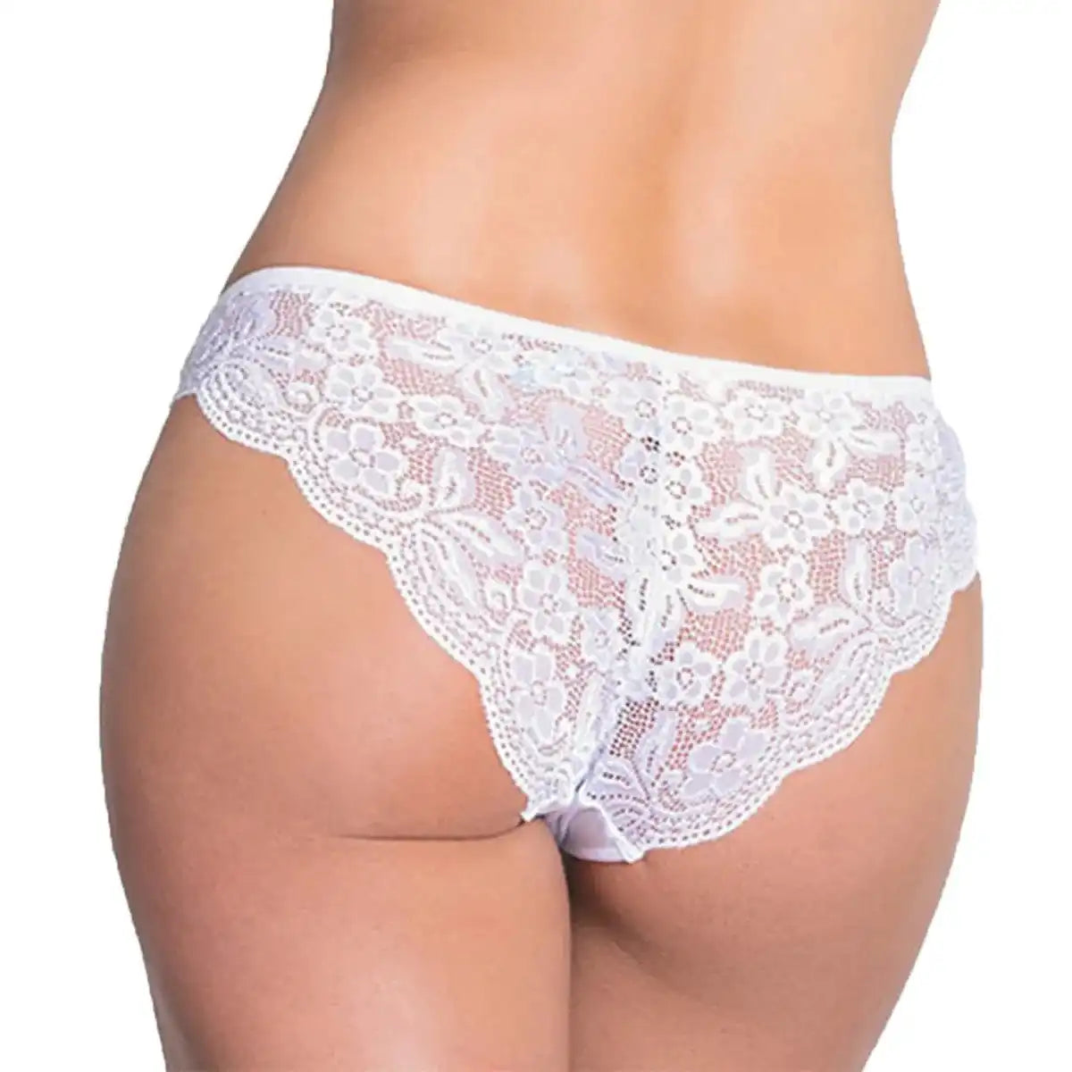 Women’s Floral Lace Bikini Panty – Soft Stretch Elegant Everyday Innerwear