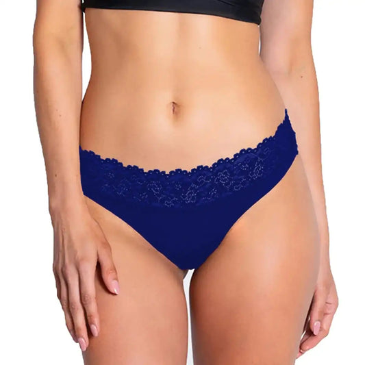 Women’s Lace Waist Bikini Panty – Soft Comfortable Everyday Innerwear