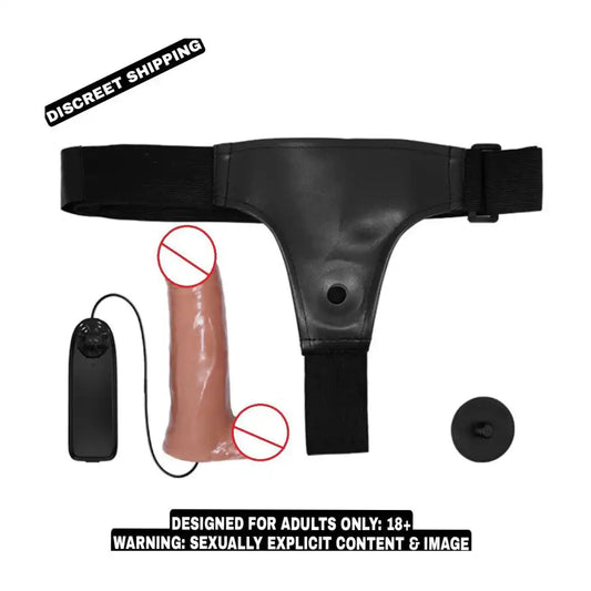 Adjustable wearable harness with vibration controller and secure support belt system.