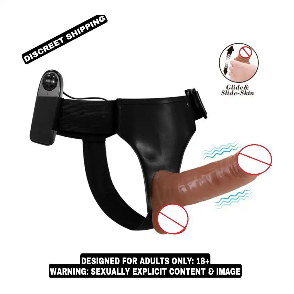 Adjustable wearable harness with vibration controller and secure support belt system.