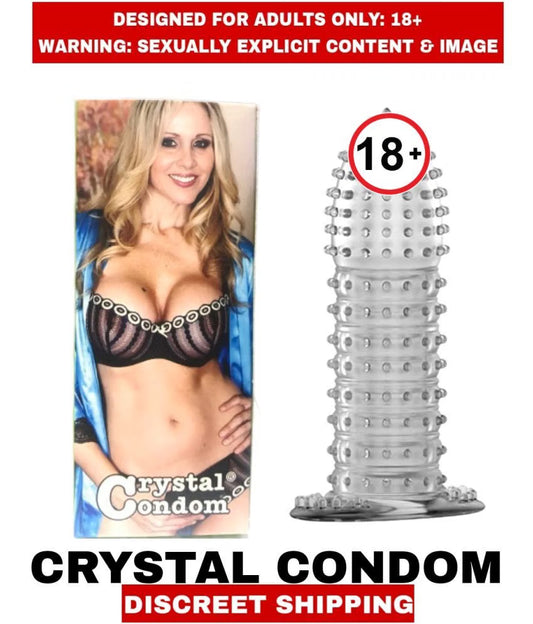 Transparent crystal reusable silicone sleeve made from stretchable silicone rubber.