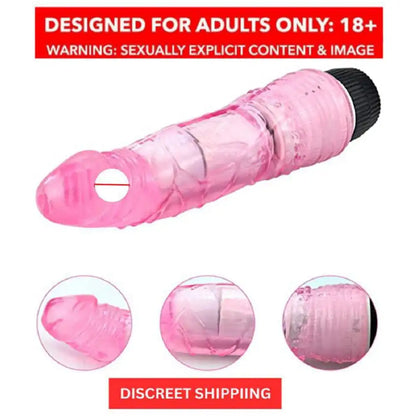 Jelly 8.75 Inch Multi-Speed Massager for Women – Soft Personal Wellness Device