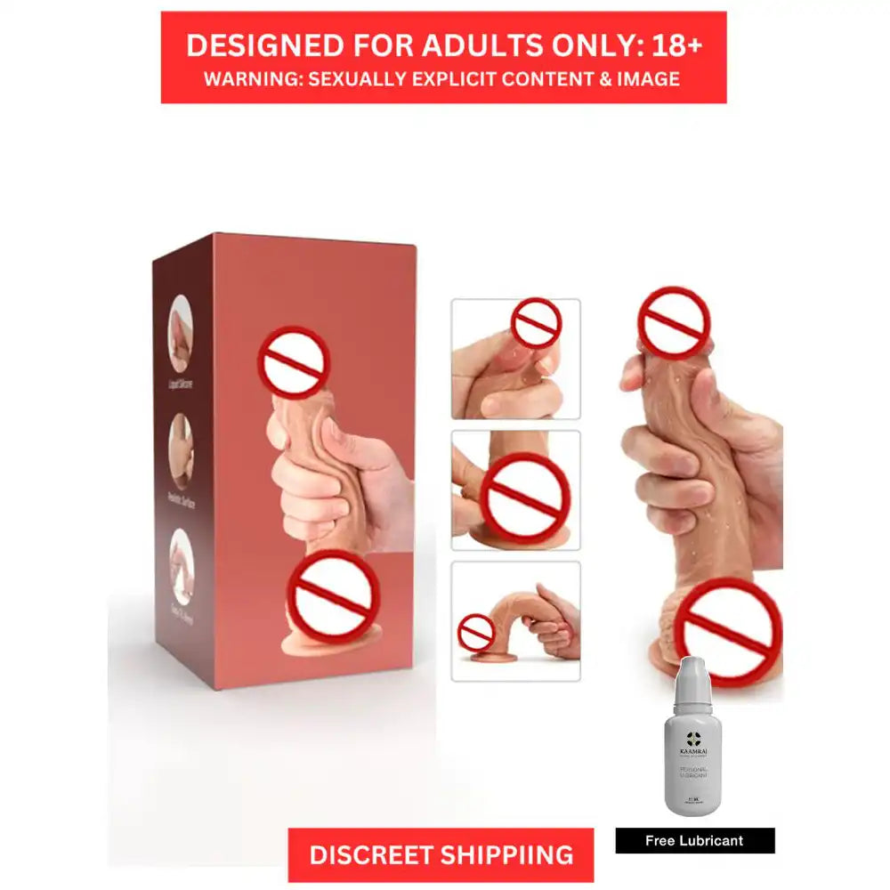Large head wellness massager for women with textured design and stable suction base.