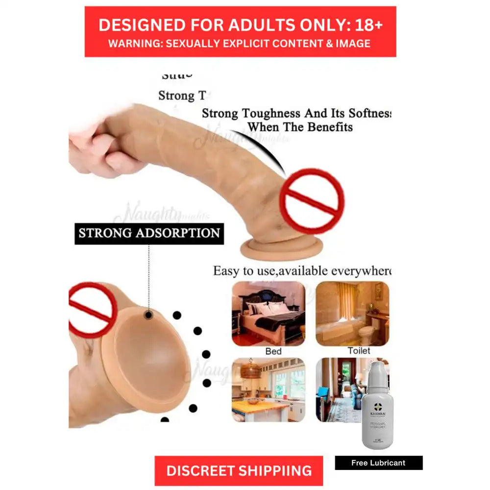 Large head wellness massager for women with textured design and stable suction base.