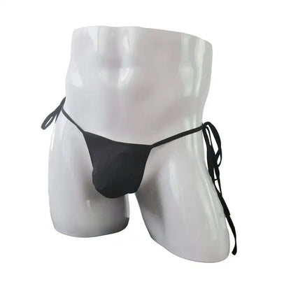 men’s Multicolor adjustable tie-side micro bikini brief with minimal design