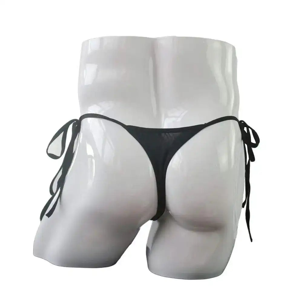 men’s Multicolor adjustable tie-side micro bikini brief with minimal design