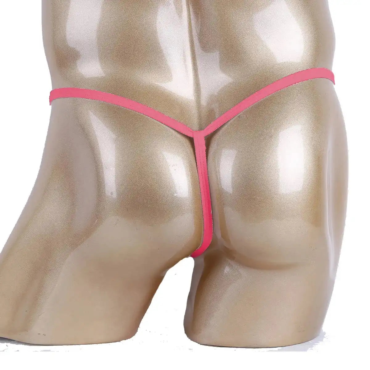 Men’s Multicolor Beaded Ring Minimal Strap Thong