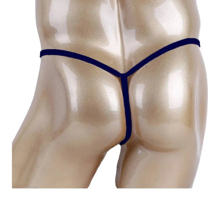 Men’s Multicolor Beaded Ring Minimal Strap Thong
