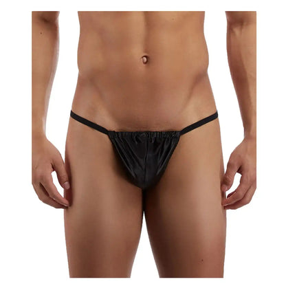 men’s Multicolor minimal pouch bikini brief with black stretch waistband