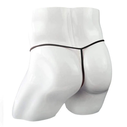 men’s Multicolor sheer mesh minimal pouch thong underwear