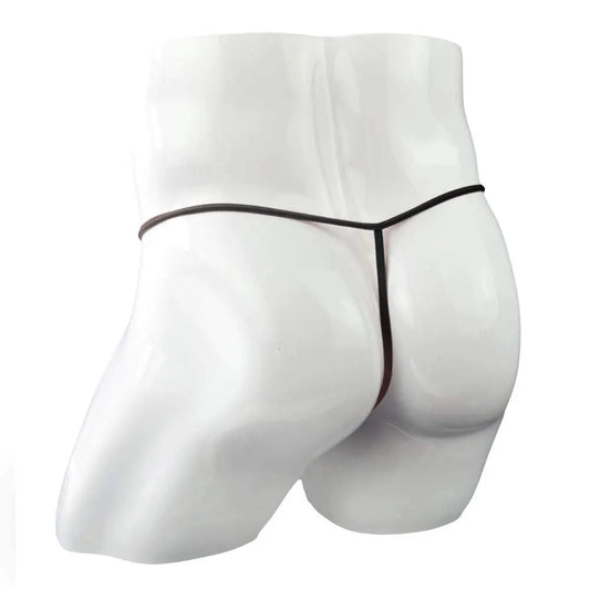 men’s Multicolor sheer mesh minimal pouch thong underwear