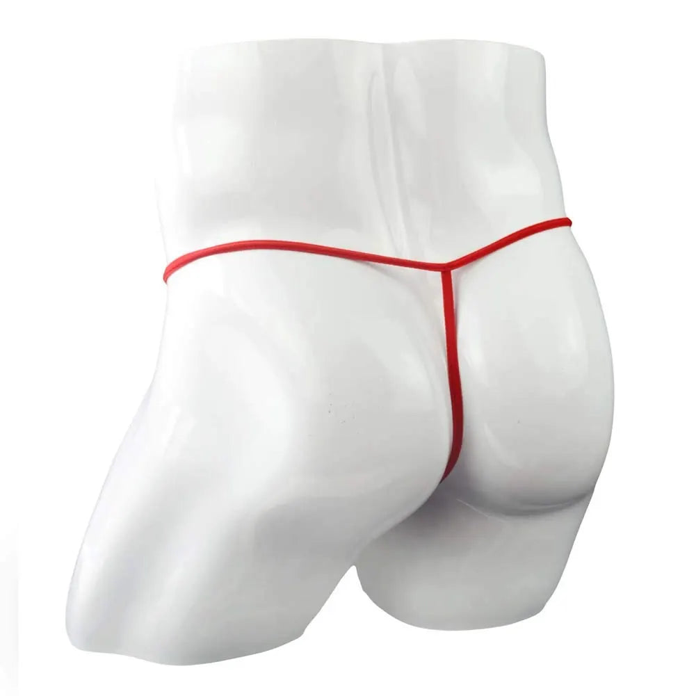 men’s Multicolor sheer mesh minimal pouch thong underwear