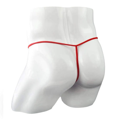 men’s Multicolor sheer mesh minimal pouch thong underwear