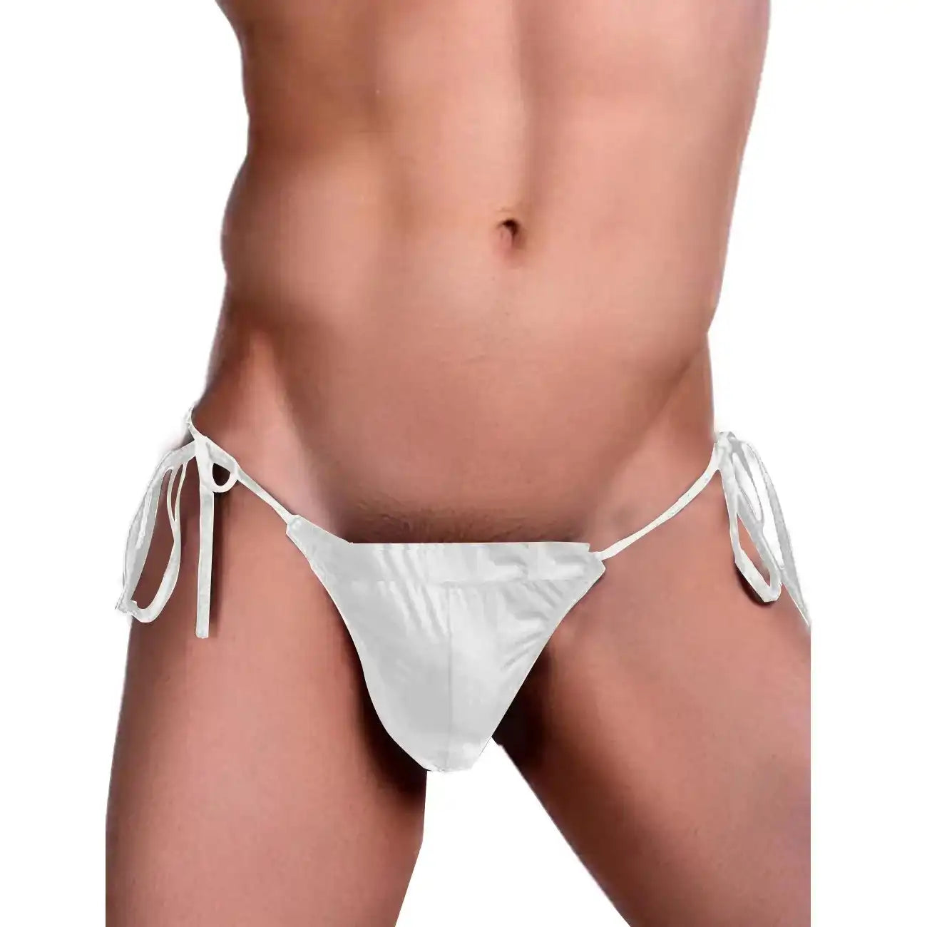 men’s Multicolor tie-side micro bikini brief with adjustable side straps