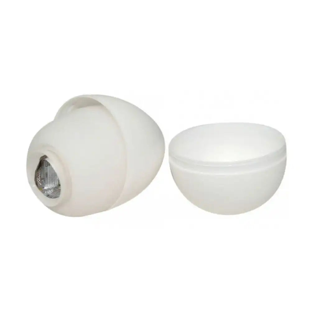 Men's egg shaped relax massager with soft textured interior and compact portable design.
