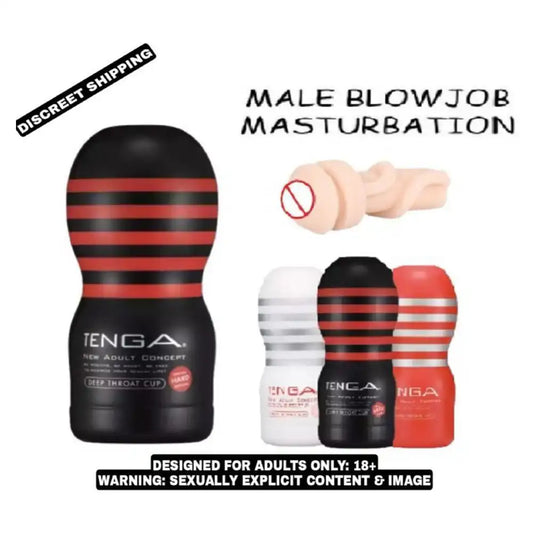 Men's pocket friendly relax massager with textured interior and compact reusable cup design.
