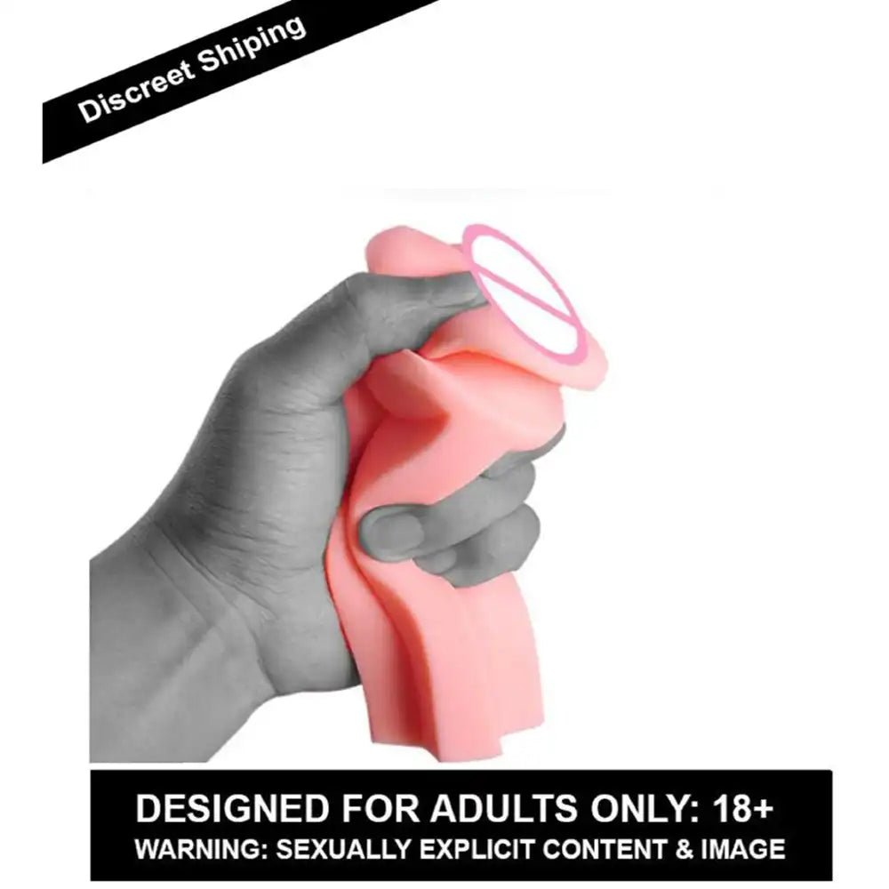 Men's pocket friendly relax massager with textured interior and compact reusable cup design.
