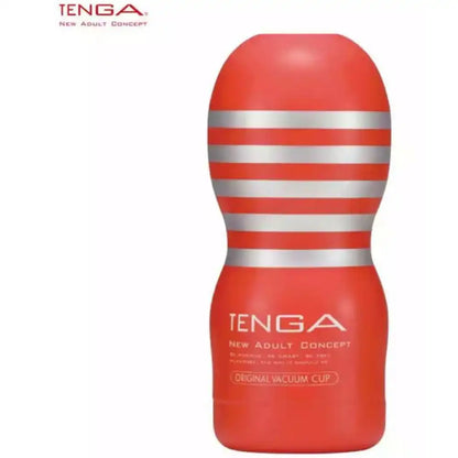Men's pocket friendly relax massager with textured interior and compact reusable cup design.
