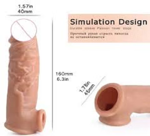 Transparent reusable silicone sleeve featuring an extra dotted textured surface and stretchable design.