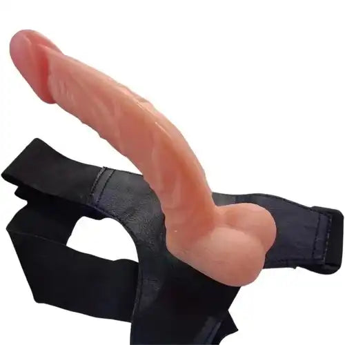 Men's soft silicone dragon textured sleeve with adjustable wearable support belt.
