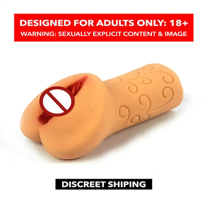 Mini pocket massager for men with compact handheld design and soft-touch construction.