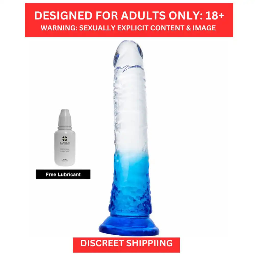 Multi color rainbow wellness massager for women with flexible curved design and suction base.