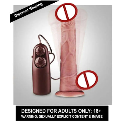 Multi-speed rotating vibrating massager for women with wired controller and ergonomic design.